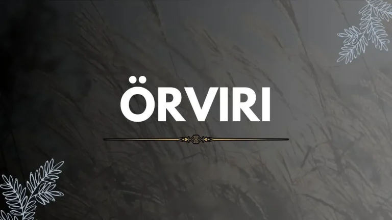 Exploring Örviri: Unveiling a Unique Tradition